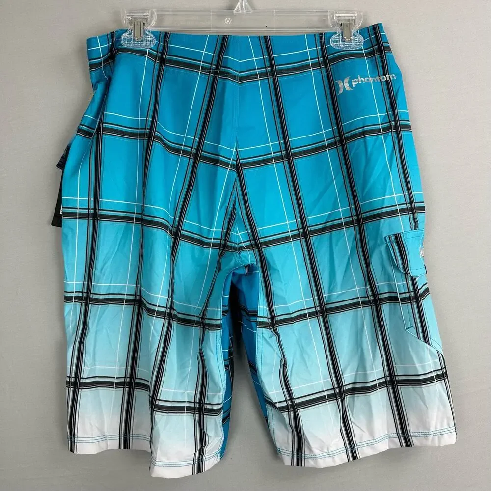 Hurley Phantom P60 Puerto Rico Ombre Men’s 30 Board Shorts Stretch Quick Dry - Picture 8 of 9